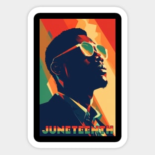 Juneteenth Jazz Sticker